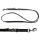 Lederleine 3-fach verstellbar 210cm x 11mm, Chrom