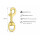 Fettlederleine 1m x 10mm cognac mit Handschlaufe, Messing Haken