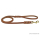 Fettlederleine 1,35m x 12mm cognac mit Handschlaufe, Messing Haken