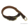 Zugstopp Lederhalsband braun, Messing Gr. 60