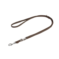 Mystique Führleine gummiert 2,5m x 15mm, braun
