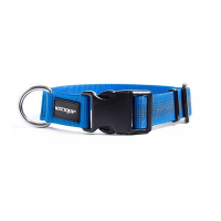Mystique Hundehalsband gummiert 25mm breit, blau Gr. XL...