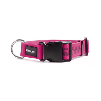 Mystique Hundehalsband gummiert 25mm breit, purpur Gr. XL...