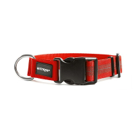 Mystique Hundehalsband gummiert 25mm breit, rot Gr. XL...