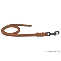 Fettlederleine 2,20m x 8mm cognac ohne Handschlaufe,...