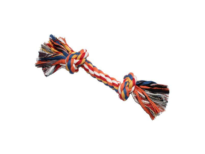 Kerbl 20cm Kerbl Hundespielzeug Spieltau Zahnknotenseil Seil robust mehrfarbig 