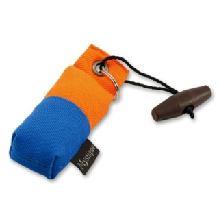 Mini Dummy Marking Schlüsselanhänger hellblau-orange