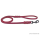 Fettlederleine 1m x 8mm pink mit Handschlaufe, Haken schwarz matt