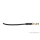 Fettleder Kurzführer geflochten 40cm x 8mm braun Chrom