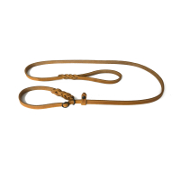 Fettleder Moxonleine cognac mit Zugstop 150cm x 10mm,...